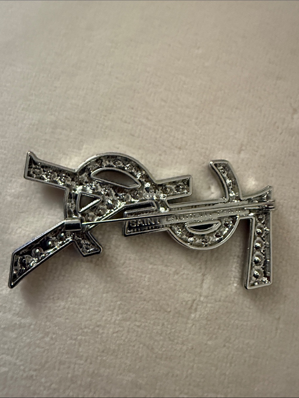 Women’s Brooches Silver with rhinestones - Picture 4 of 6